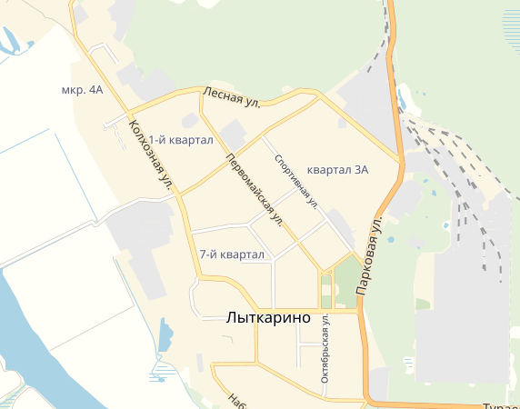 Карта города лыткарино с улицами и номерами домов